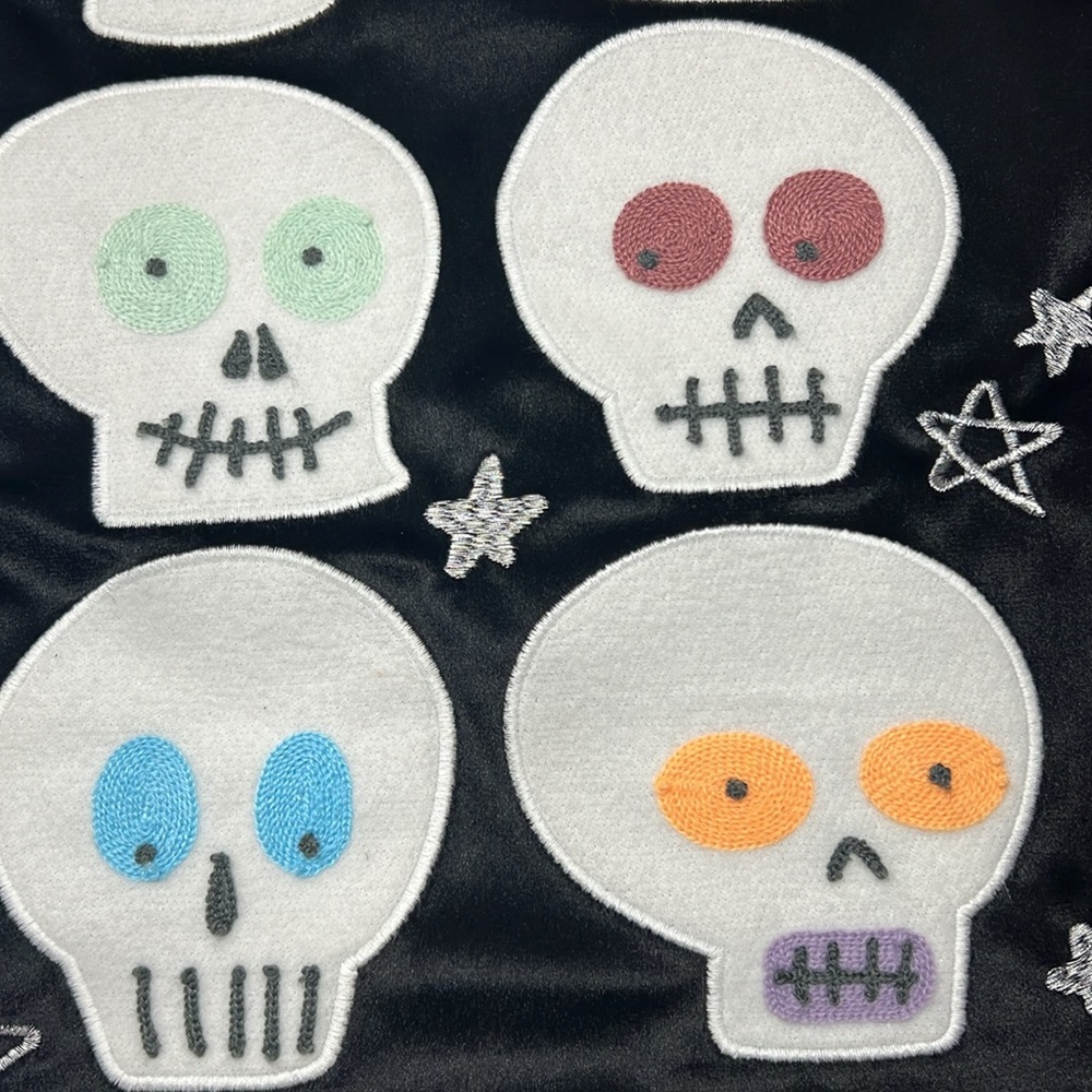 October Sky Halloween Skull Decorative Pillow - Nwt’s - Picture 8 of 13
